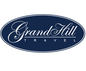 Grand hill travel logo