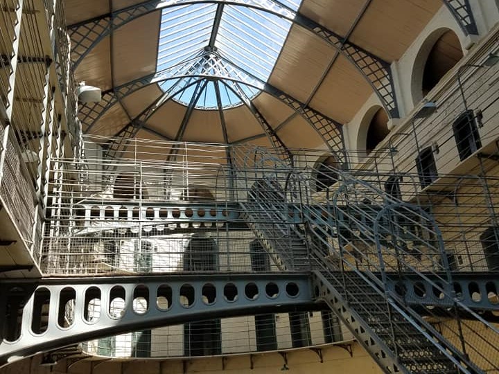 Inside Kilmainham Gaol, Dublin's historic prison that witnessed pivotal moments in Irish history.