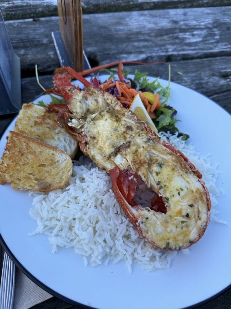 Kaikōura seafood dinner